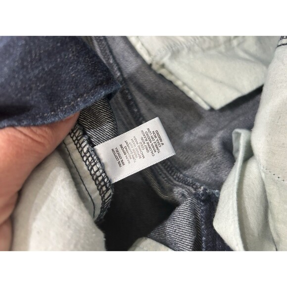 Ann Taylor Loft Modern Flare Dark Denim Jeans Size 6 Low Rise Y2K Stretch City - Picture 4 of 9